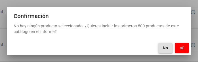 El diálogo Genera un informe: la lista Elija informe, los filtros Nombre del proveedor y Divisa, y los botones Cancelar, Avance y OK.