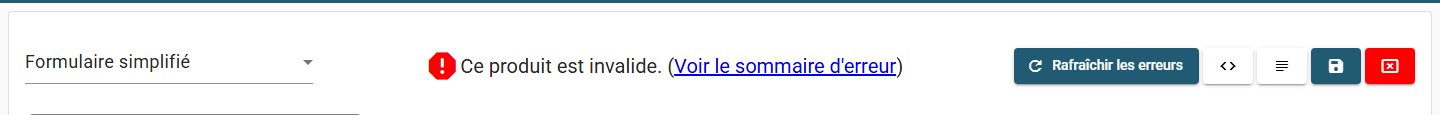 L'en-tête du formulaire de saisie ouvert sur la copie d'un titre : les identifiants sont vides et le menu d'enregistrement propose les actions Ajouter.